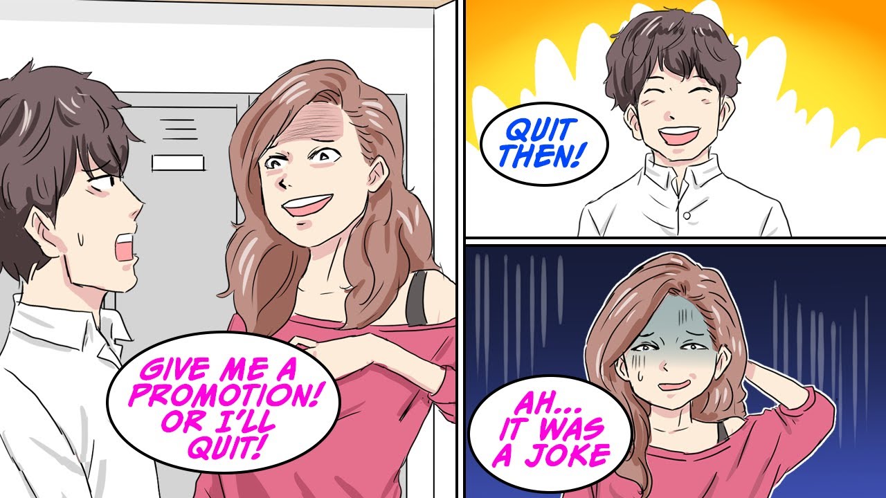 The top sales employee is threatening to quite so... [Manga Dub]