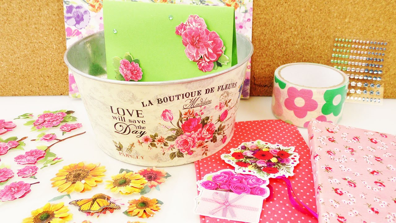 DIY Inspiration Challenge #49 Blumen Haul für unter 5€ | Kathis Challenge | Tutorial Do it yourself - YouTube