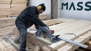 Mafell MKS 185 Ec Portable Circular Carpentry Saw In Action