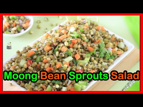 Sprouted Moong Salad | Sprouts Salad recipe | How to make Mung Bean Sprout Salad