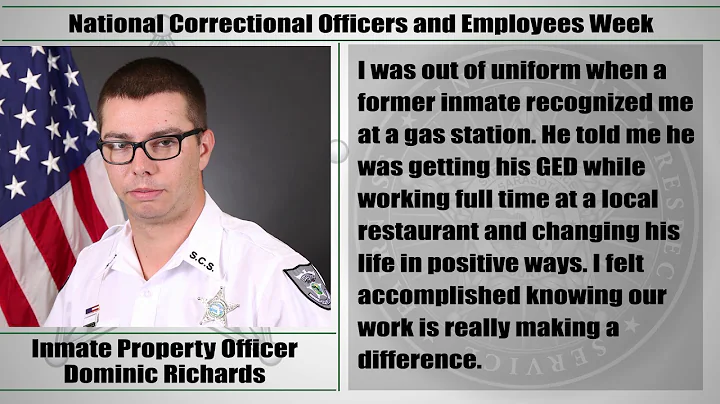 Inmate Property Officer Dominic Richards