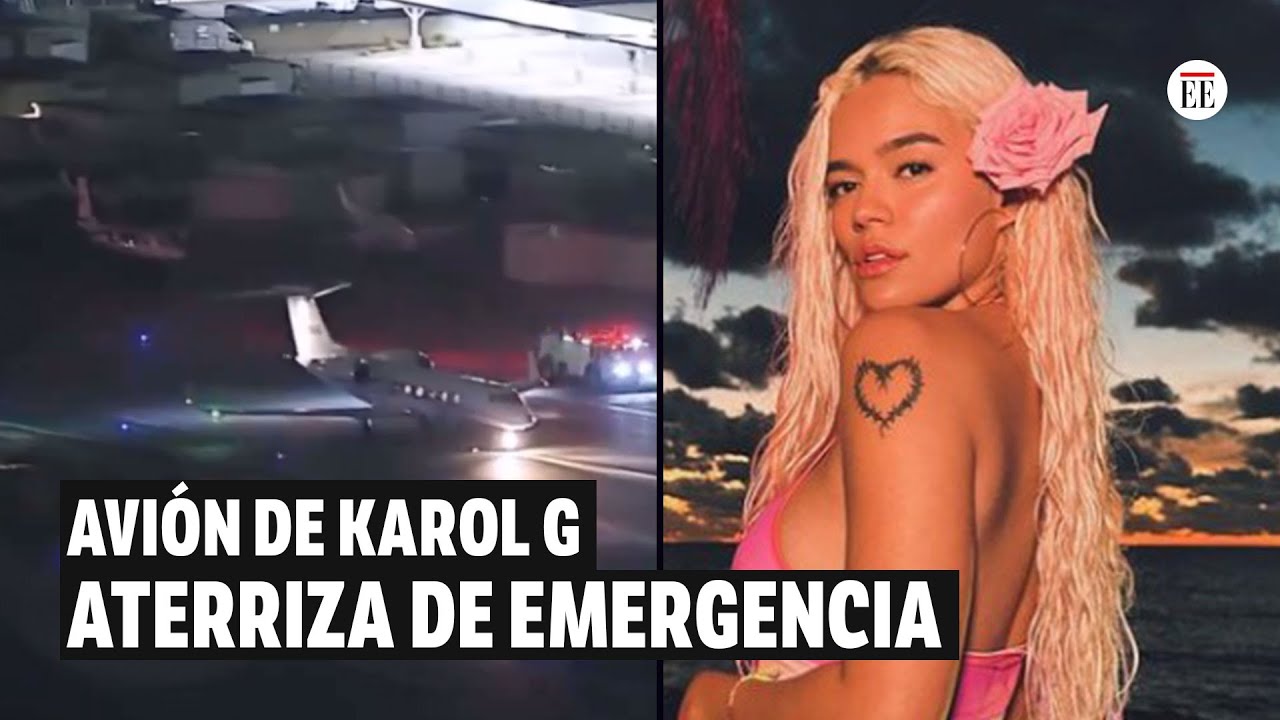 Avin privado de Karol G realiza aterrizaje de emergencia en Los ...