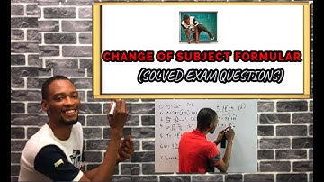 Jamb Change of Subject Formular Questions