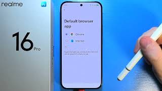 Realme 16 Pro 5G: How To Change Default Browser screenshot 3
