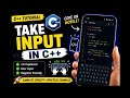 C++ User Input Explained | cin & cout Tutorial for Beginners | Mobile Coding