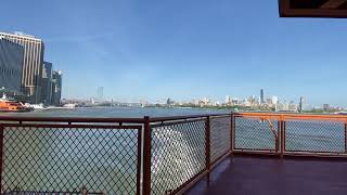 Staten Island Ferry Departing Manhattan 5/21/24 HD