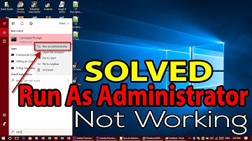 [SOLVED] Run As Administrator not working in Right Click Context Menu when opening any application.