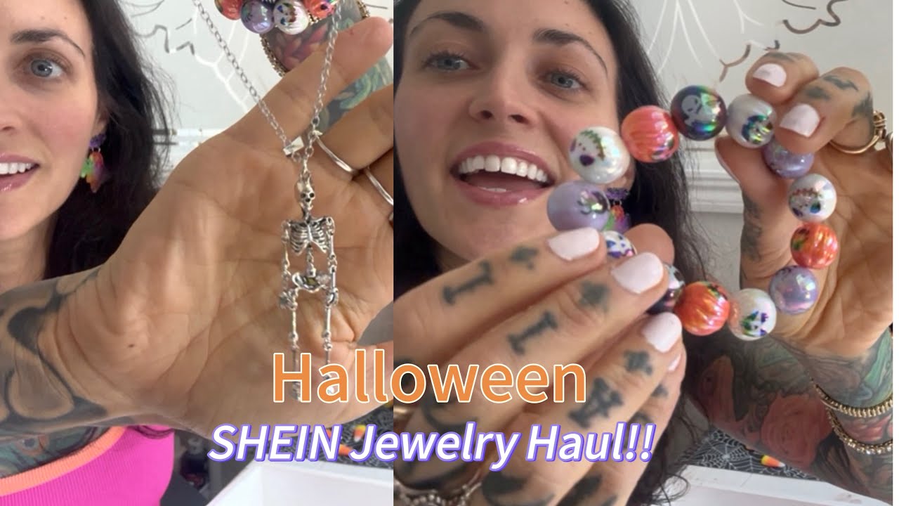 SHEIN Halloween Jewelry Haul!!! ✨