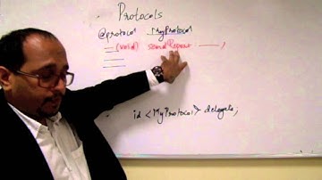 iPhone/iPad Apps Development Tutorial (iOS Crash Course): Chapter 5 : Theory Session : Protocols