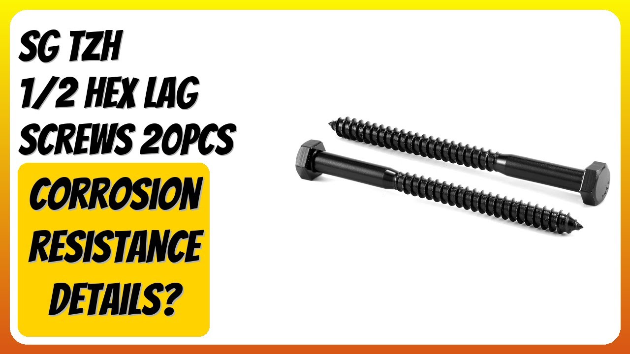 REVIEW (2026): SG TZH 1/2 Hex Lag Screws 20Pcs. Features