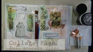 Collage page - a full process video
