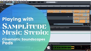 Playing With Samplitude Music Studio: Cinematic Soundscapes Pads screenshot 1