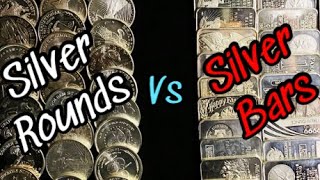 Silver Rounds vs Silver Bars. Tips on Silver Stacking.