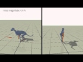 Locomotion Skills for Simulated Quadrupeds