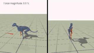 Locomotion Skills for Simulated Quadrupeds