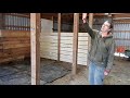 Building Horse Stalls - March- April 2020