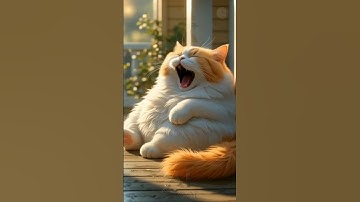 When The Lazy Cat Finally Moved... 😂