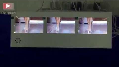 Multiple screen 4.3inch LCD shelf video strips supermarket shelf talker strips for retail store