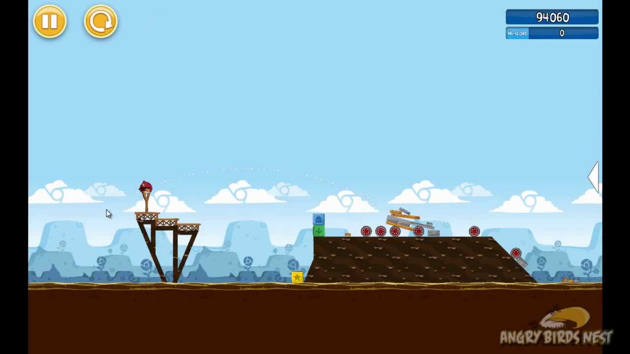 Angry Birds Chrome Dimension #18 3 Star Walkthrough and Location