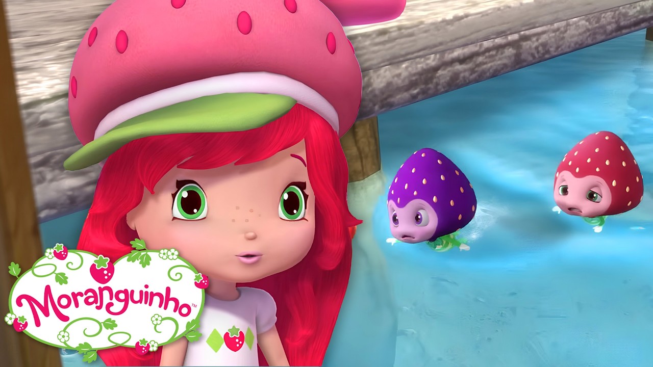 Moranguinho 🍓 Eles caíram na água! 🍓 Aventuras Em Frutti 🍓 Animado Para crianças