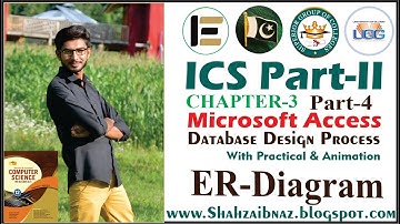 ICS Part 2 Chapter 3 Database Design Process ER Diagram with Example