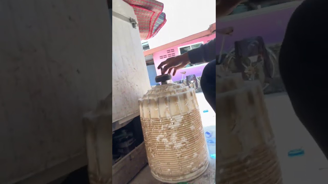 เปลี่ยนมอเตอร์ปั่นแห้ง ชัมชุง 14 kg