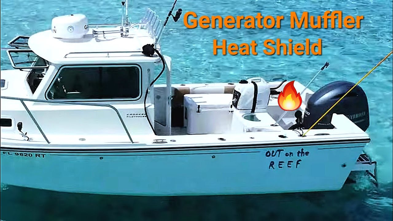 DIY Generator Muffler Heat Wrap Shield YouTube