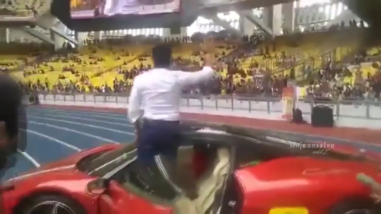 suriya ferrai car parthurikigala நடிகர் சூர்யாவின் ferrai கார் Entry 1M views