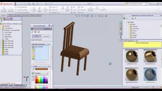 Easy Solidworks Tutorial - Modelling of a chair