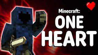 Can You Beat Minecraft with ONLY ONE HEART? @LionCheater