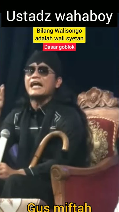Gus Miftah marah ketika Walisongo disebut wali syetan  oleh wahaboy#Shorts