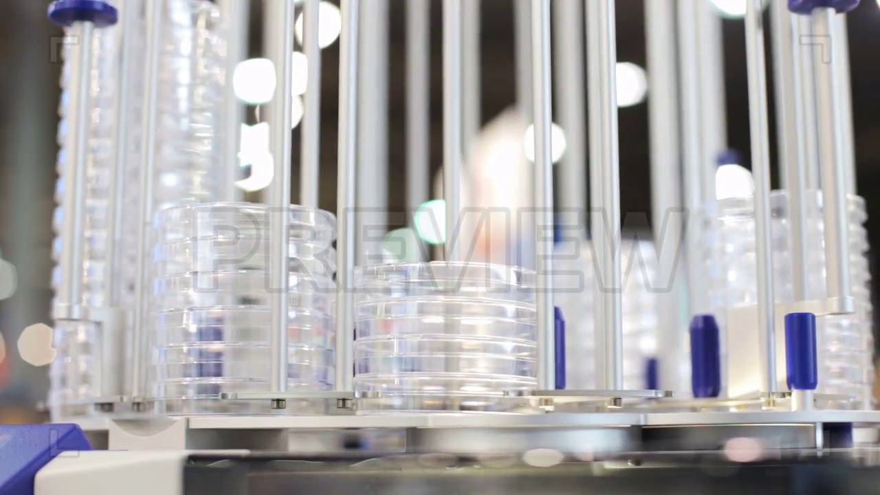 Automatic Module Rotates Stock Video