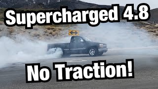 LSA Silverado makes INSTANT BOOST: first full throttle rips = body damage