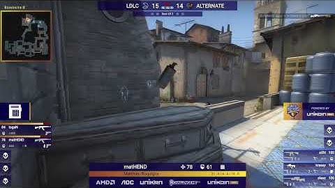 logaN выигрывает раунд 1vs3 и приносит победу команде LDLC против ALTERNATE aTTaX