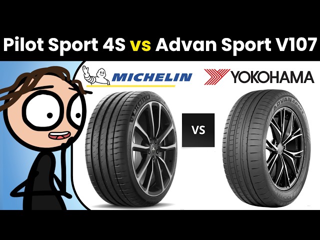 Michelin Pilot Sport 4S vs Yokohama Advan Sport V107 (Comparison
