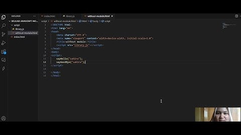 Tugas Pemograman Berbasis Komponen (video tutorial (live coding) Javascript Modules)