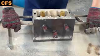 Aluminum Gravity Casting Process with Sand Cores