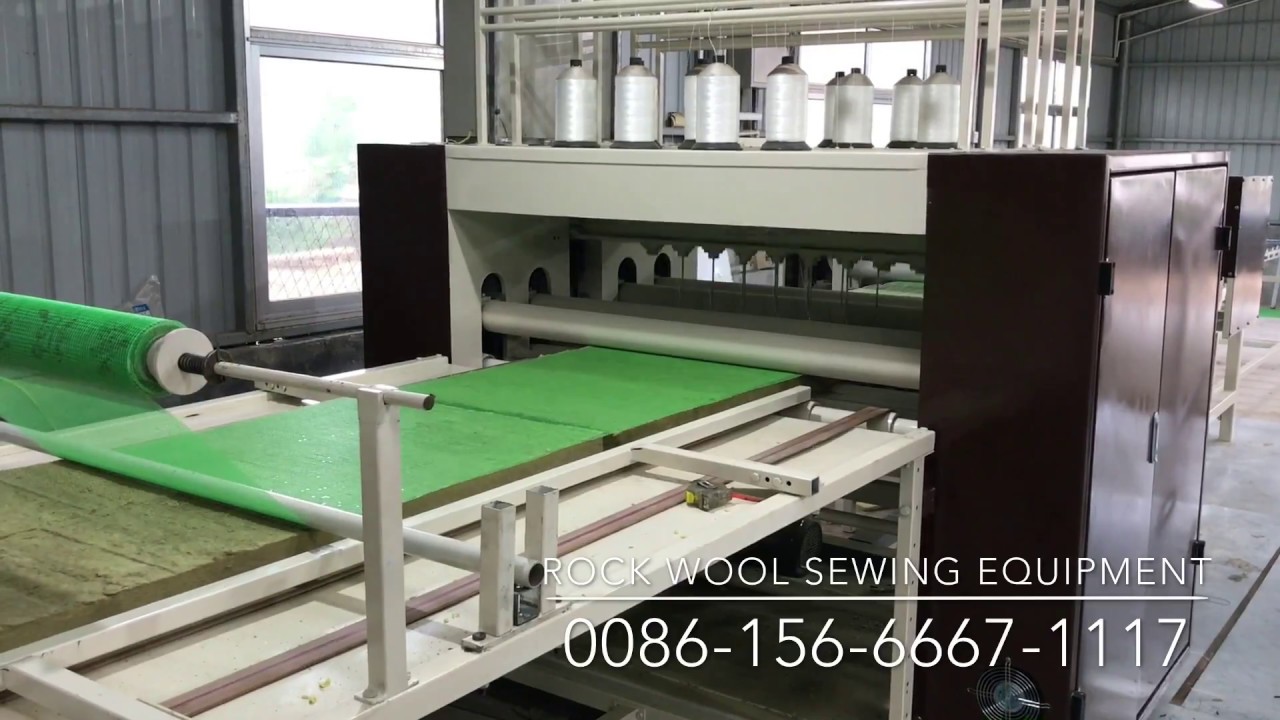 Rockwool insulation sewing machine Mineral wool multineedle quilting