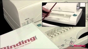 GBC CombBind C95 Plastic Comb Binding Machine - Review - W59103