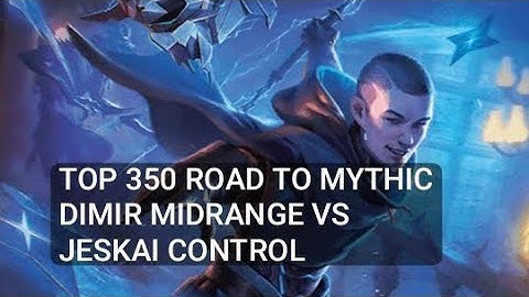 Road to Mythic from TOP 350 Player | Dimir Midrange vs Jeskai Control | Standard | Diamond Rank
