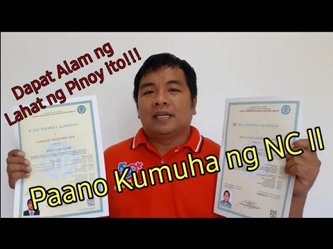 Paano makakuha ng NC2 sa Tesda