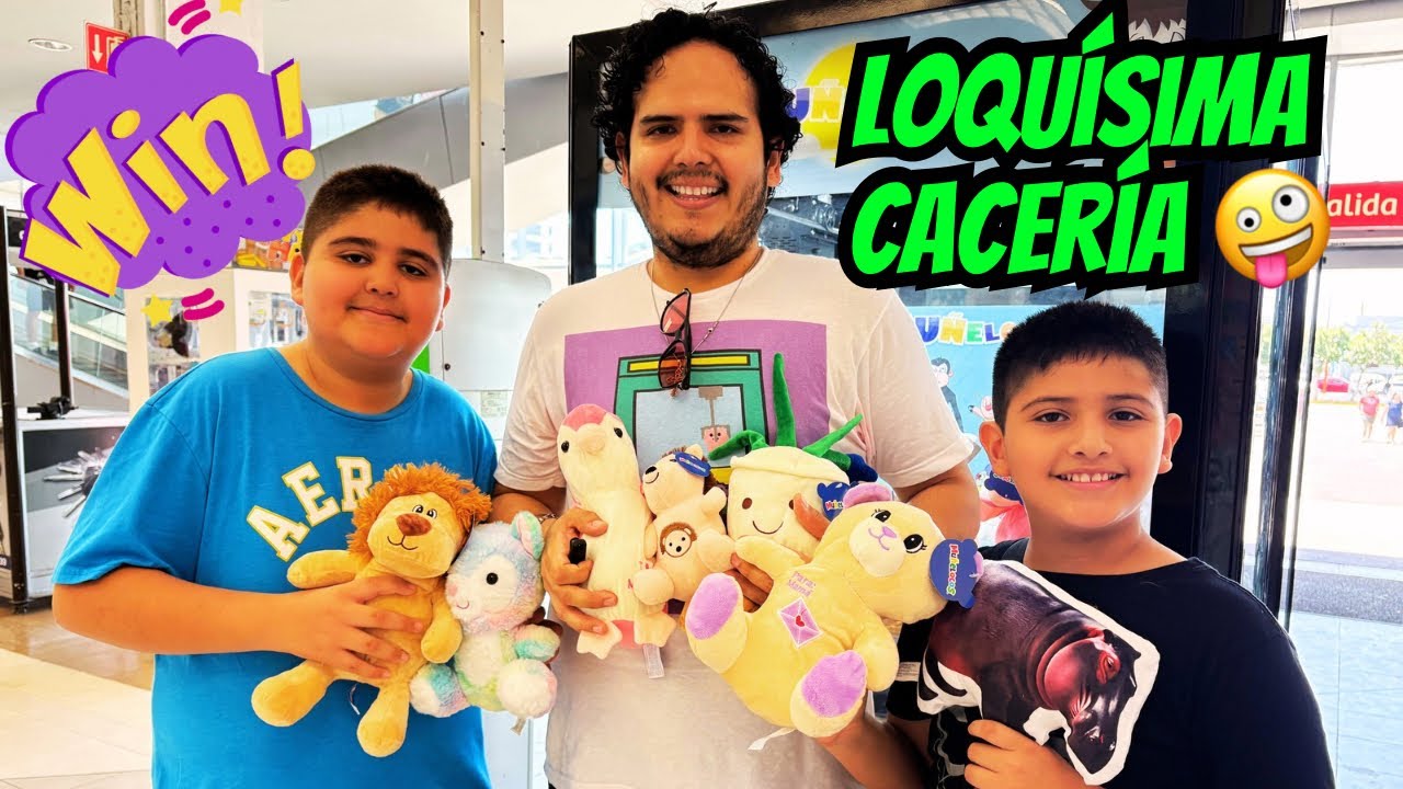 ¡LOQUÍSIMA CACERÍA de PELUCHES!🕹️Increíbles wins ✅