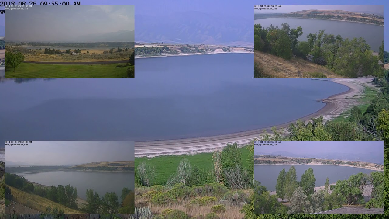 Hyrum Dam Cam 20180826 All Cameras YouTube