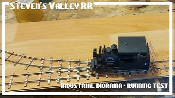 Create an #industrial #diorama #model #train (#modeltrains, #turntable, #stub #switch) - part 3