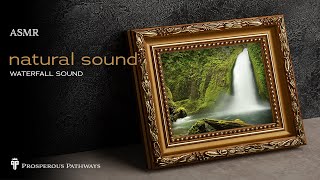 Echoes of Peace: Waterfall ASMR • No Ads • Just Calm I Primordial Pulse