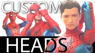 SPIDER-MAN NWH CUSTOM HEADS| MAFEX Spider-Man No Way Home Custom Headswaps showcase