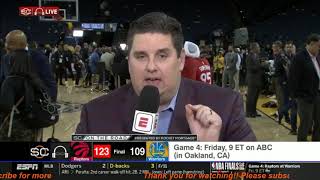Game 4: friday, 9 et on abc (in oakland, ca) | espn sc