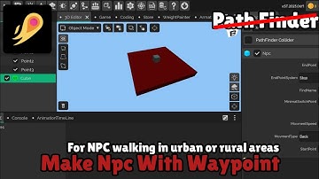 Make Npc With Waypoint,No Path Finder In its magic engine