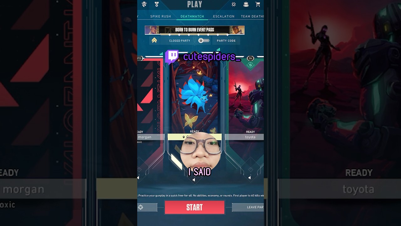 DAMNNNNNNNN… twitch: cutespiders_ #valorant