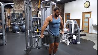 Cable Front Raises